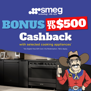 Up to $500 Cashback on Selected Smeg Appliances