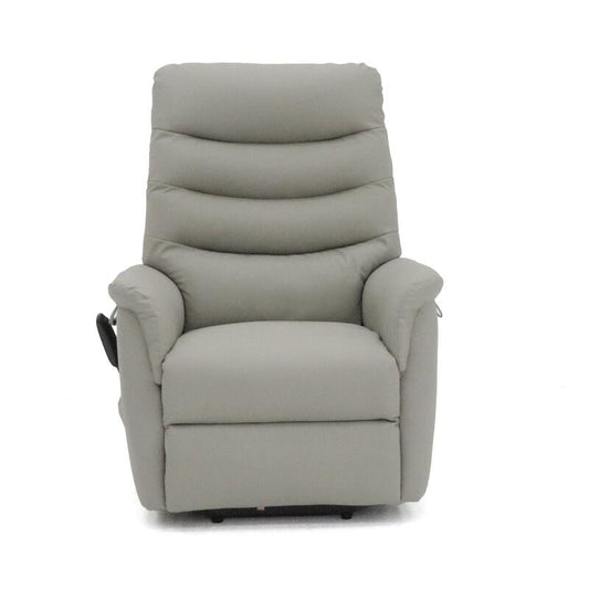 Avante Stirling Lift & Recline Petite Leather Arm Chair - Beach