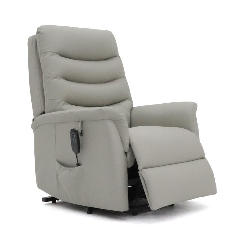 Avante Stirling Lift & Recline Standard Leather Arm Chair - Beach