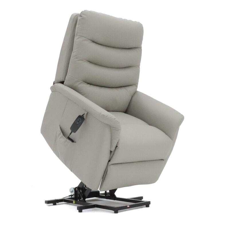 Avante Stirling Lift & Recline Standard Leather Arm Chair - Beach