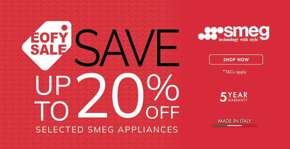 Save up to 20% on Selected Smeg Appliances