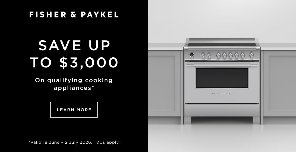 Save up to $3000 on Fisher & Paykel Cooking Appliances