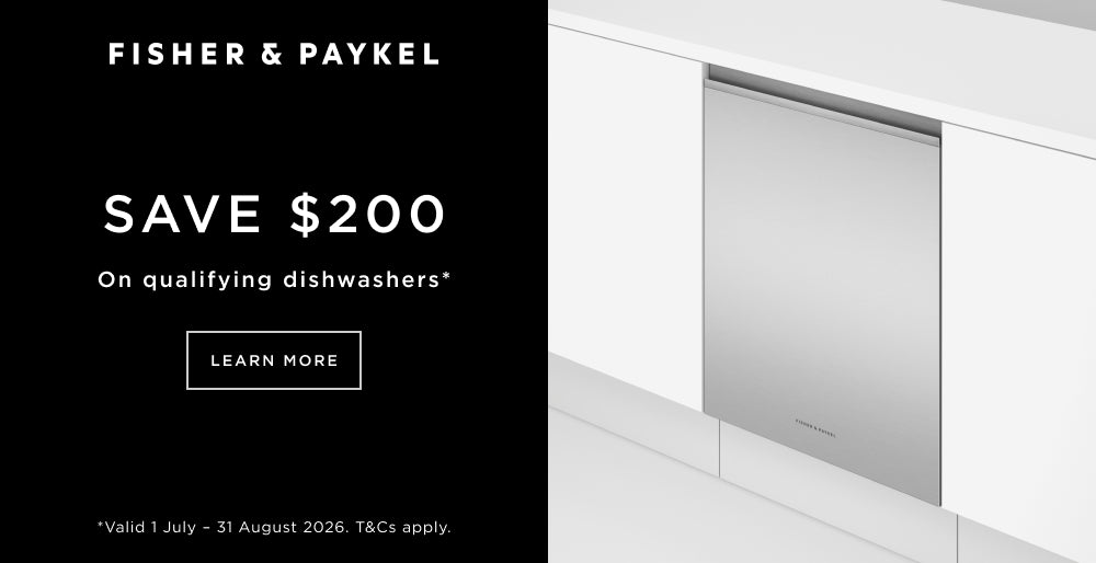 Save $200 on Qualifying Fisher & Paykel Dishwashers