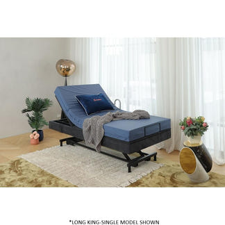 Sleeptite Sirius Adjustable Bed Base - Long Single - Onyx