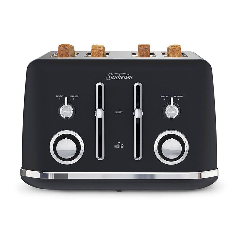 Sunbeam Black KE2800K Kettle & TA2740K Toaster Bundle