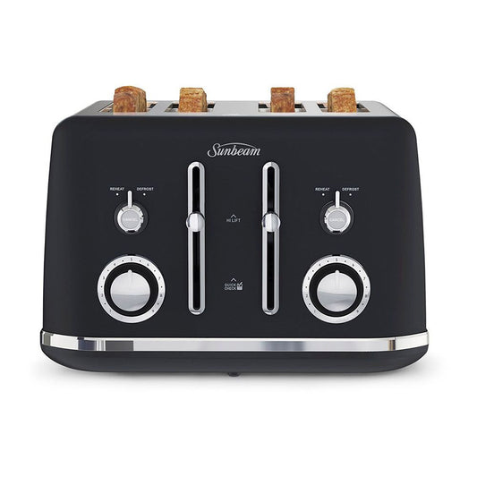 Sunbeam Black KE2800K Kettle & TA2740K Toaster Bundle