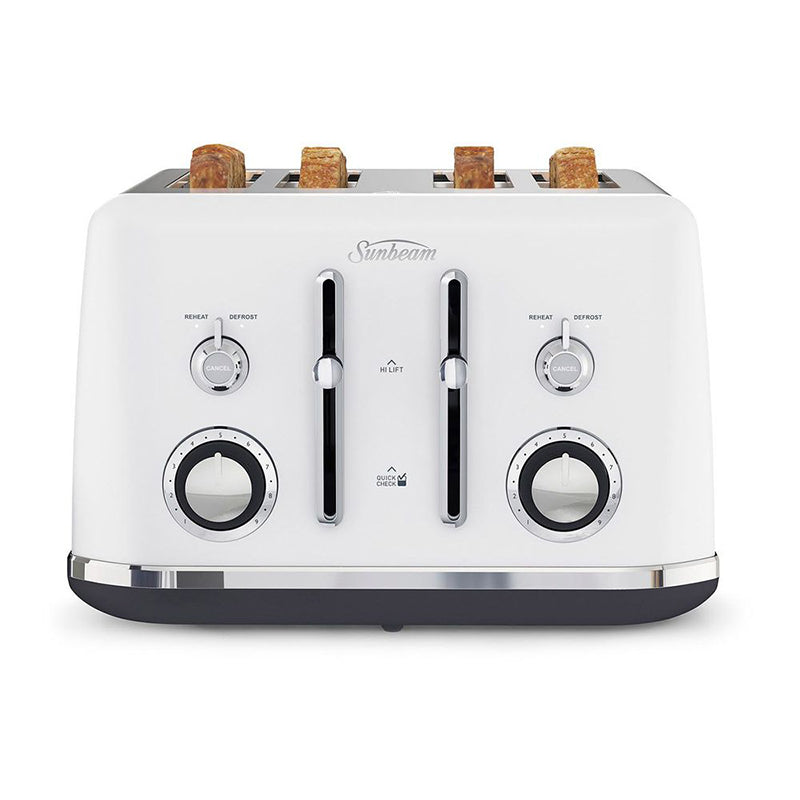 Sunbeam White TA2740W Toaster & KE2700W Kettle Bundle