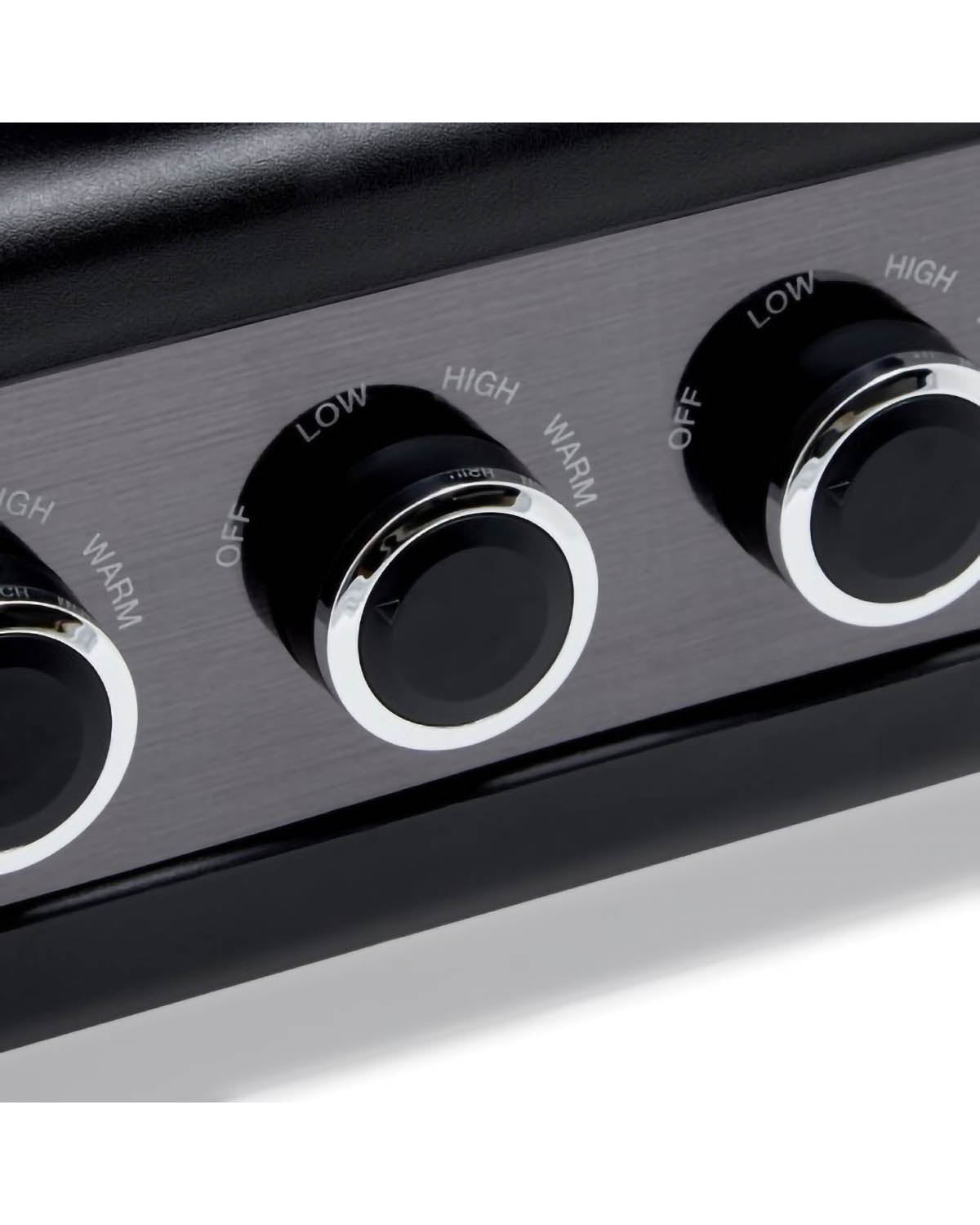 Westinghouse 3x2.5-Litre 3-Pot Slow Cooker - Black Stainless Steel