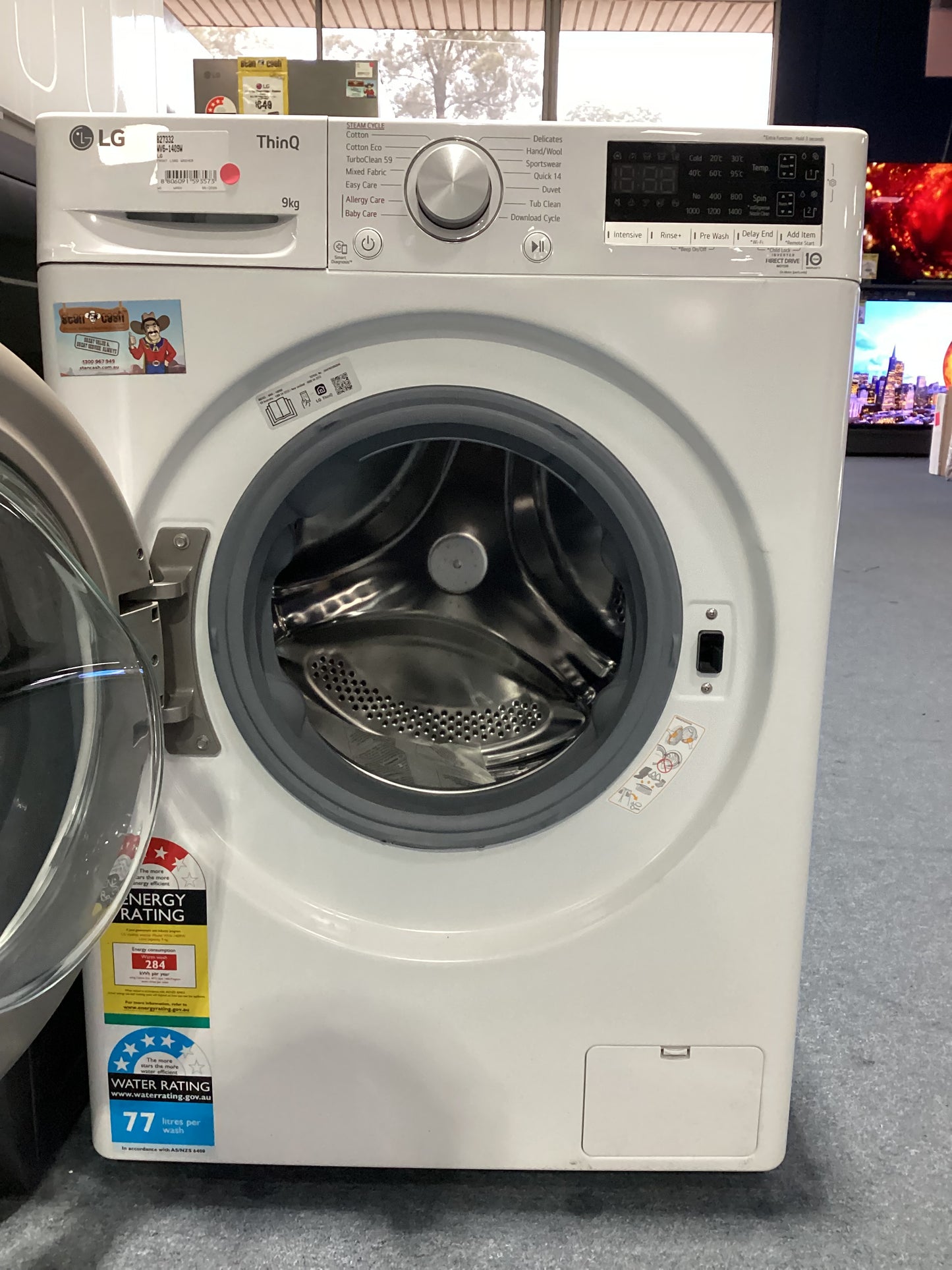 LG 9kg Front Load Washer