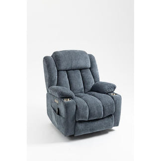 Avante Chelsea Lift & Recline Arm Chair in Cobalt Fabric - Standard Sized