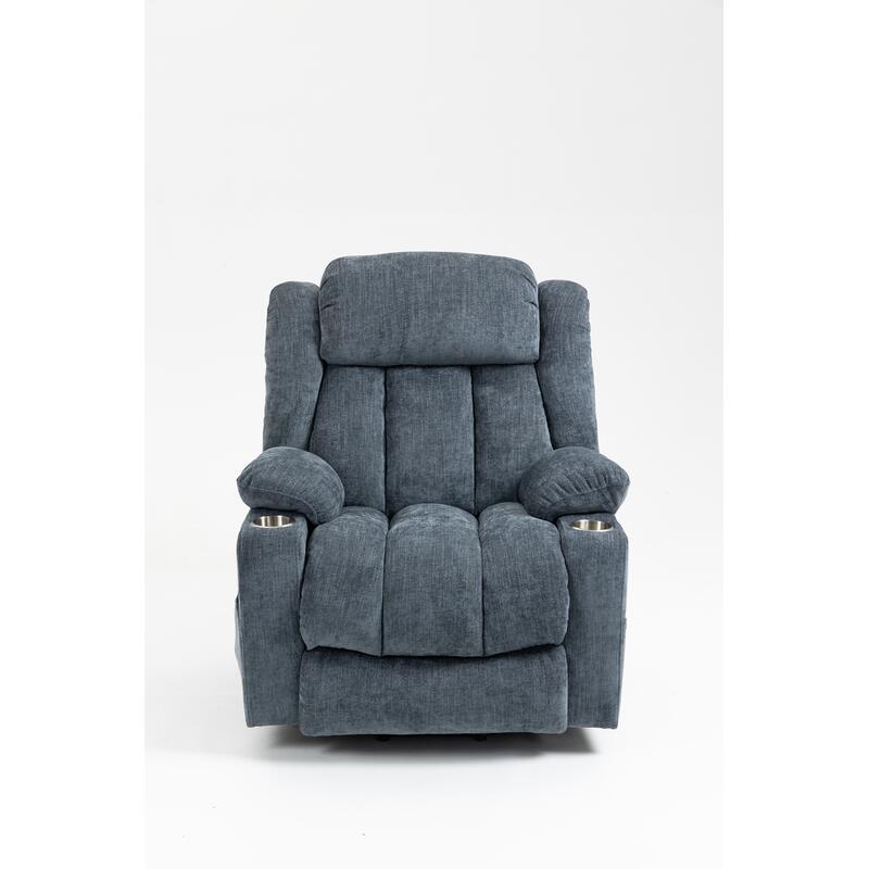 Avante Chelsea Lift & Recline Arm Chair in Cobalt Fabric - Standard Sized