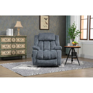 Avante Chelsea Lift & Recline Arm Chair in Cobalt Fabric - Standard Sized