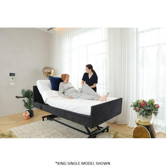 Sleeptite Sirius Adjustable Bed Base - King Single - Onyx