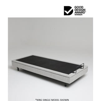 Sleeptite Sirius Adjustable Bed Base - Long Single - Stone