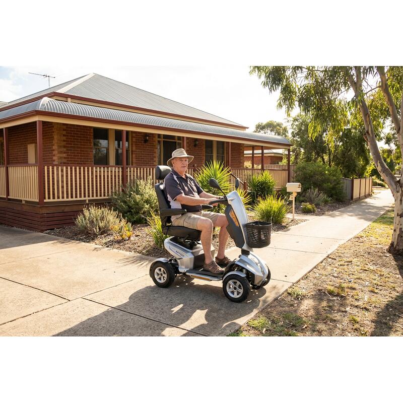 Velira Cutie Scooter (with 55Ah Battery) - Silver