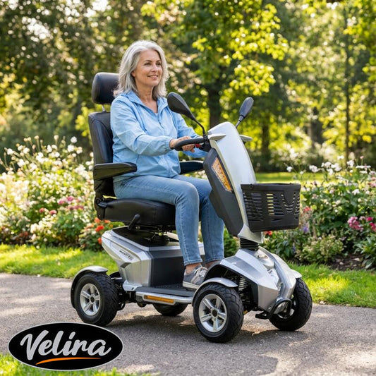 Velira Cutie Scooter (with 55Ah Battery) - Silver