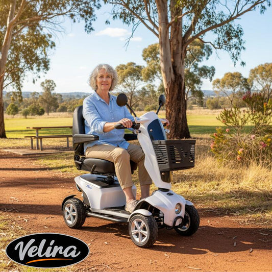 Velira Glide Scooter (with 33Ah Battery) - White