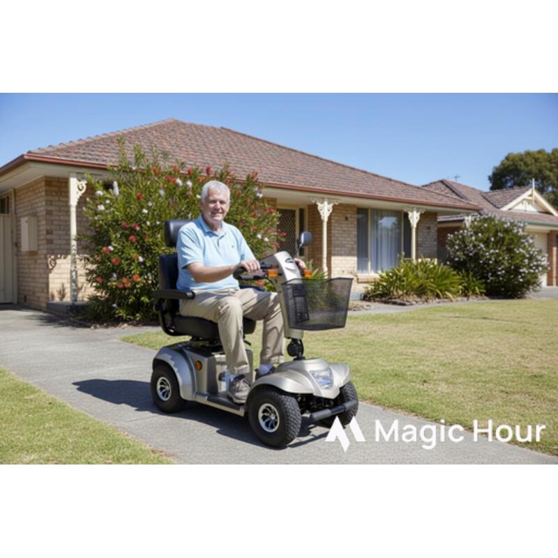 Velira Venture Scooter (with 50Ah Battery) - Champagne