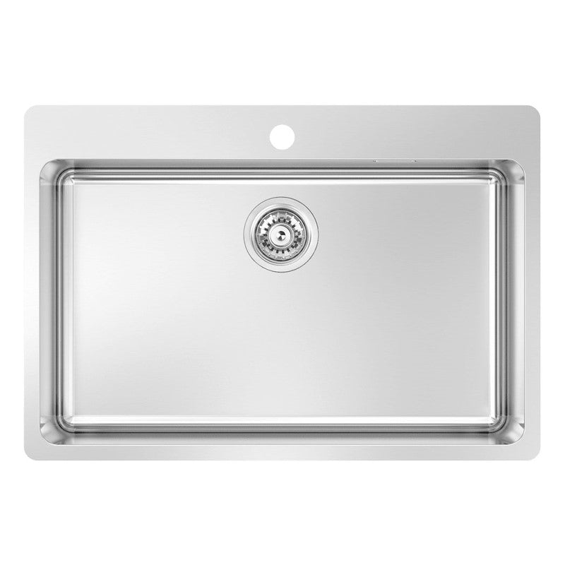 Abey Latrobe R25 with Overflow - Stainless Steel