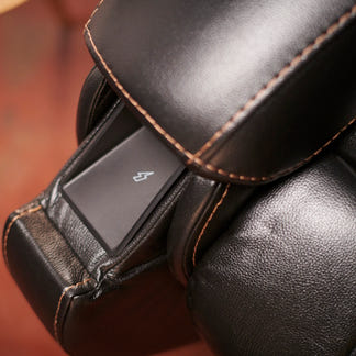 Theorem Abingdon Lift & Recline Leather Armchair - Coffee
