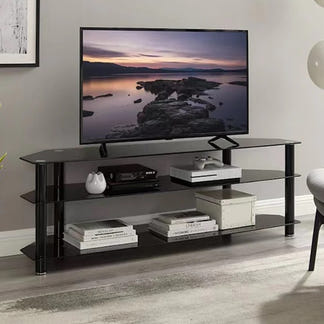 Tauris Ace Black Entertainment Unit - 1500mm