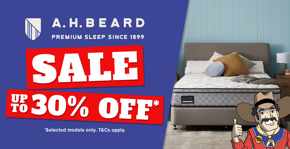 Save up to 30% off Selected A.H. Beard Mattresses