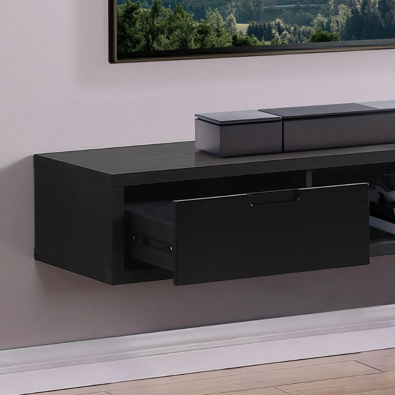 Air 1800mm Wall Mount Entertainment Unit - Black Oak