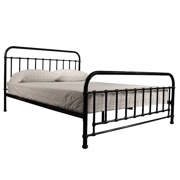 Akira Double Metal Bed - Black