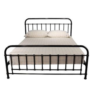 Akira Double Metal Bed - Black