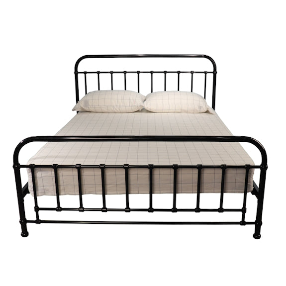 Akira Double Metal Bed - Black