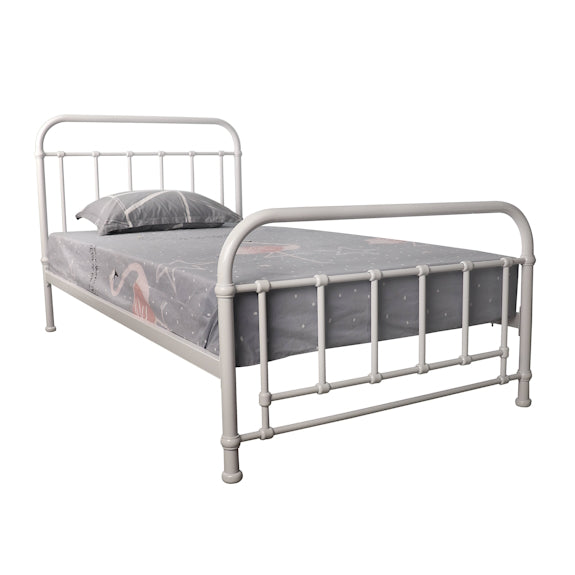 Akira Single Bed - White