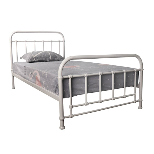 Akira Single Bed - White