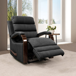 Alamo Fabric Recliner - Jet