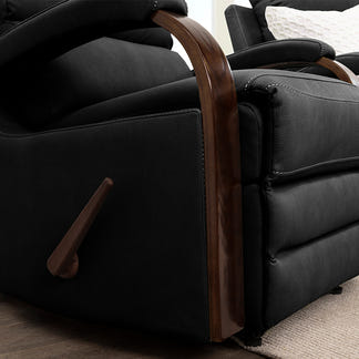 Alamo Fabric Recliner - Jet