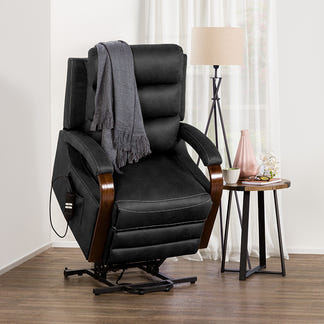 Alamo Fabric Lift Chair - Jet