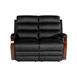 Alamo 2 Seater Fabric Recliner - Jet