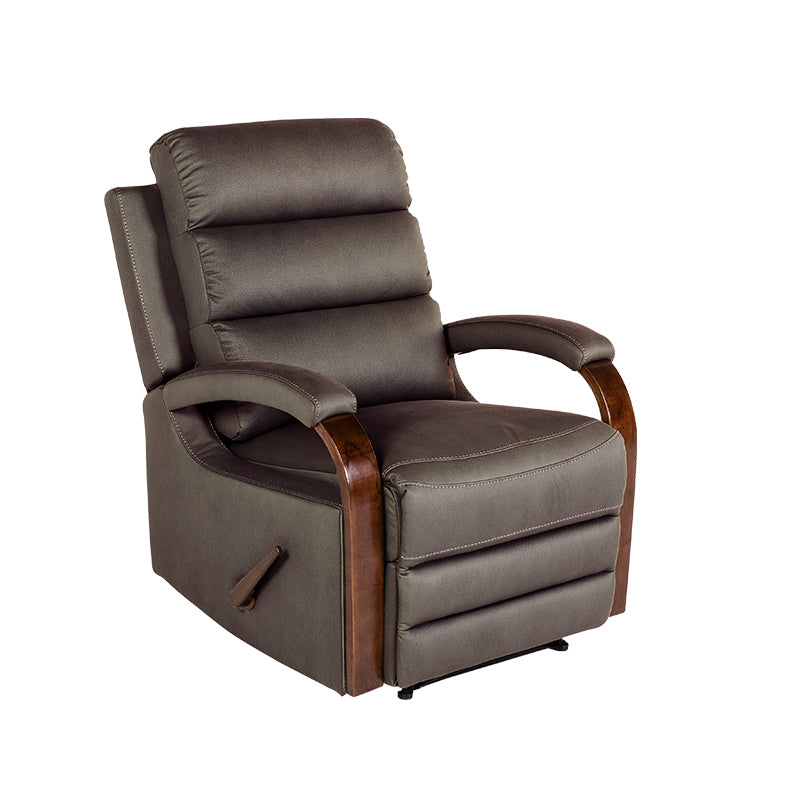 Alamo Fabric Recliner - Graphite