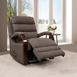 Alamo Fabric Recliner - Graphite