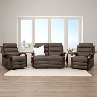 Alamo Fabric Recliner - Graphite