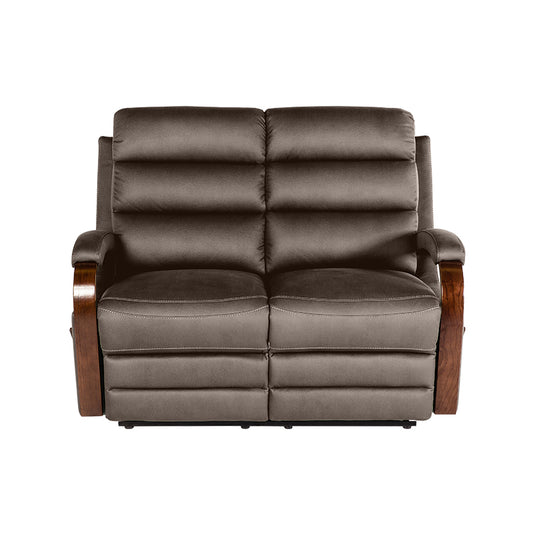 Alamo 2 Seater Fabric Recliner - Graphite