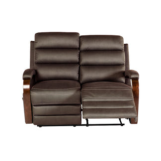 Alamo 2 Seater Fabric Recliner - Graphite