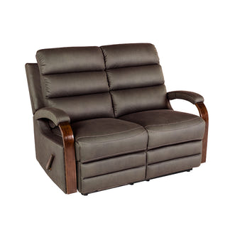 Alamo 2 Seater Fabric Recliner - Graphite