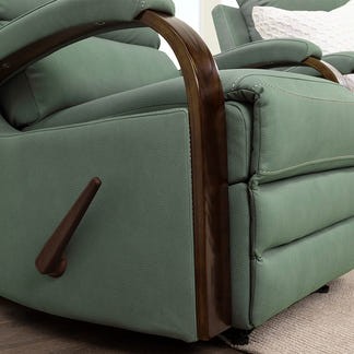 Alamo Fabric Recliner - Avocado