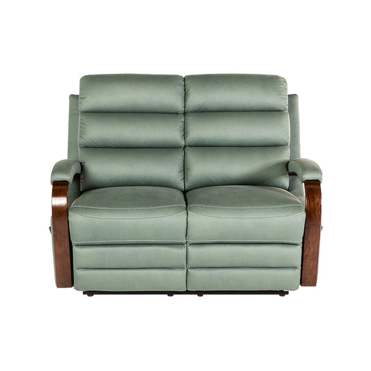 Alamo 2 Seater Fabric Recliner - Avocado