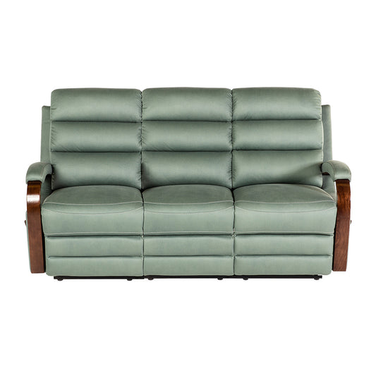 Alamo 3 Seater Fabric Recliner - Avocado