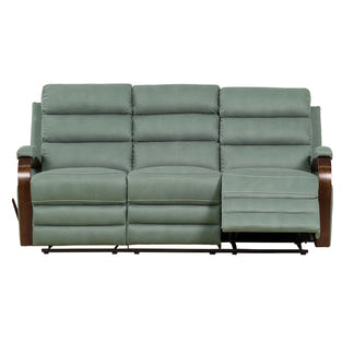 Alamo 3 Seater Fabric Recliner - Avocado