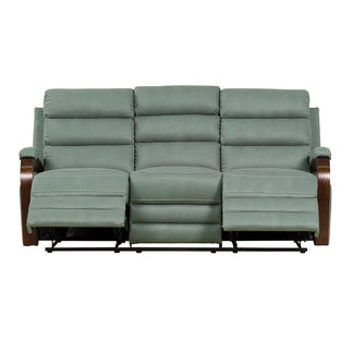 Alamo 3 Seater Fabric Recliner - Avocado