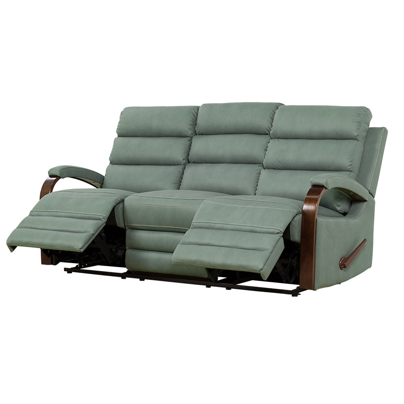Alamo 3 Seater Fabric Recliner - Avocado