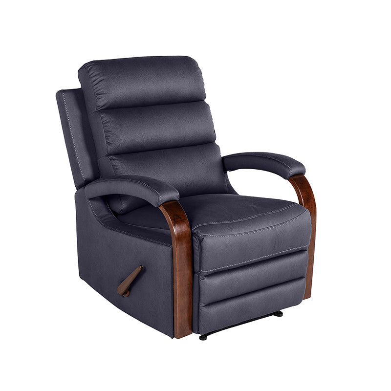 Alamo Fabric Recliner - Navy