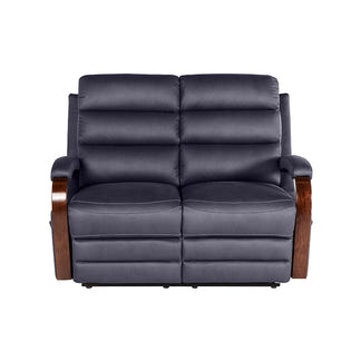 Alamo 2 Seater Fabric Recliner - Navy